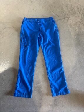 Grey's Anatomy Royal Blue Drawstring Scrub Pants